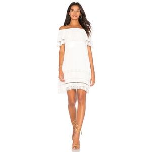 NWT Sanctuary Lacey Off the Shoulder White Dress S